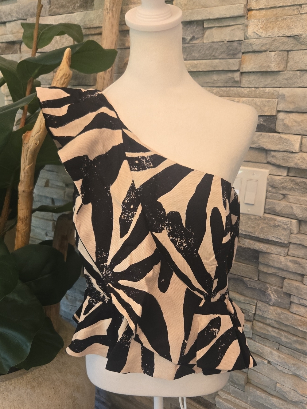 CaCay One Shoulder Blouse